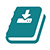 mdb icon livre numerique bleu