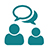 mdb icon rencontres echanges avec les usagers bleu